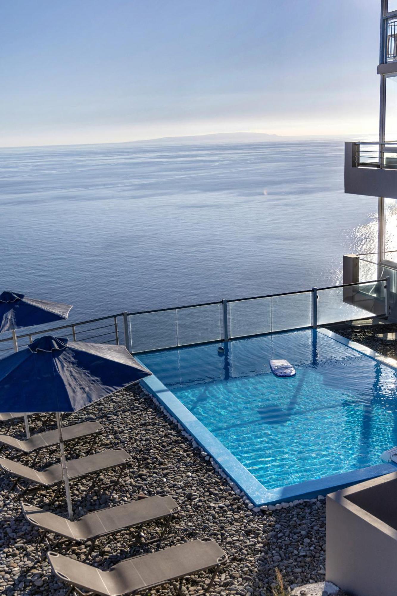 Akrotiri Panorama- Luxury Rental Apartments With Sea View Rodakino Eksteriør billede