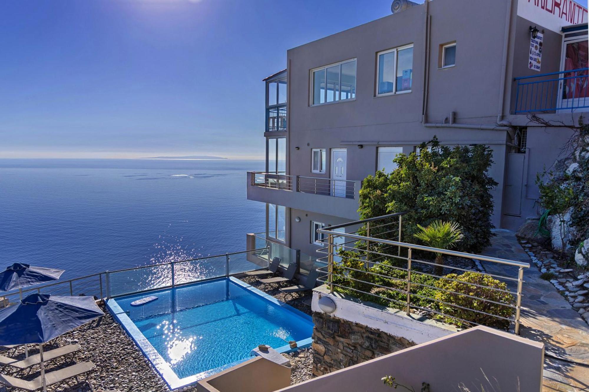 Akrotiri Panorama- Luxury Rental Apartments With Sea View Rodakino Eksteriør billede