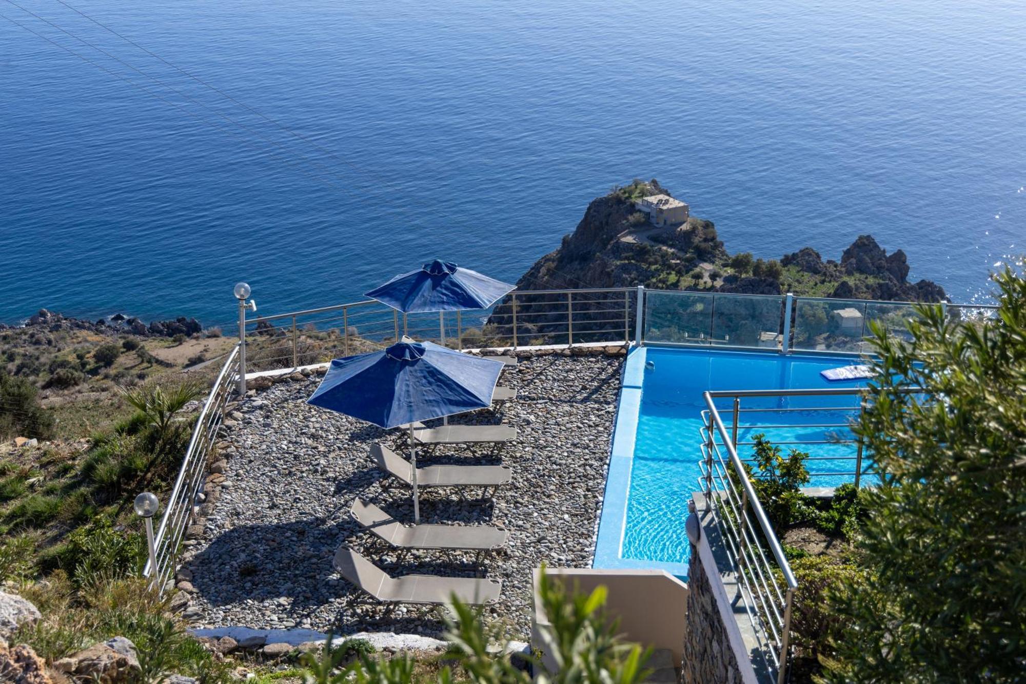 Akrotiri Panorama- Luxury Rental Apartments With Sea View Rodakino Eksteriør billede