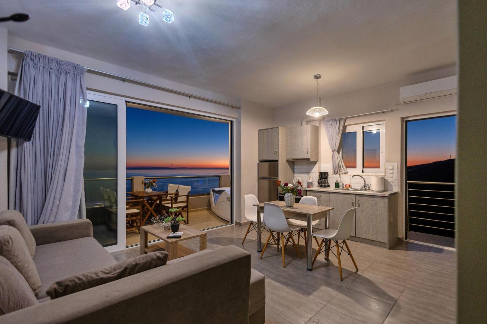 Akrotiri Panorama- Luxury Rental Apartments With Sea View Rodakino Eksteriør billede