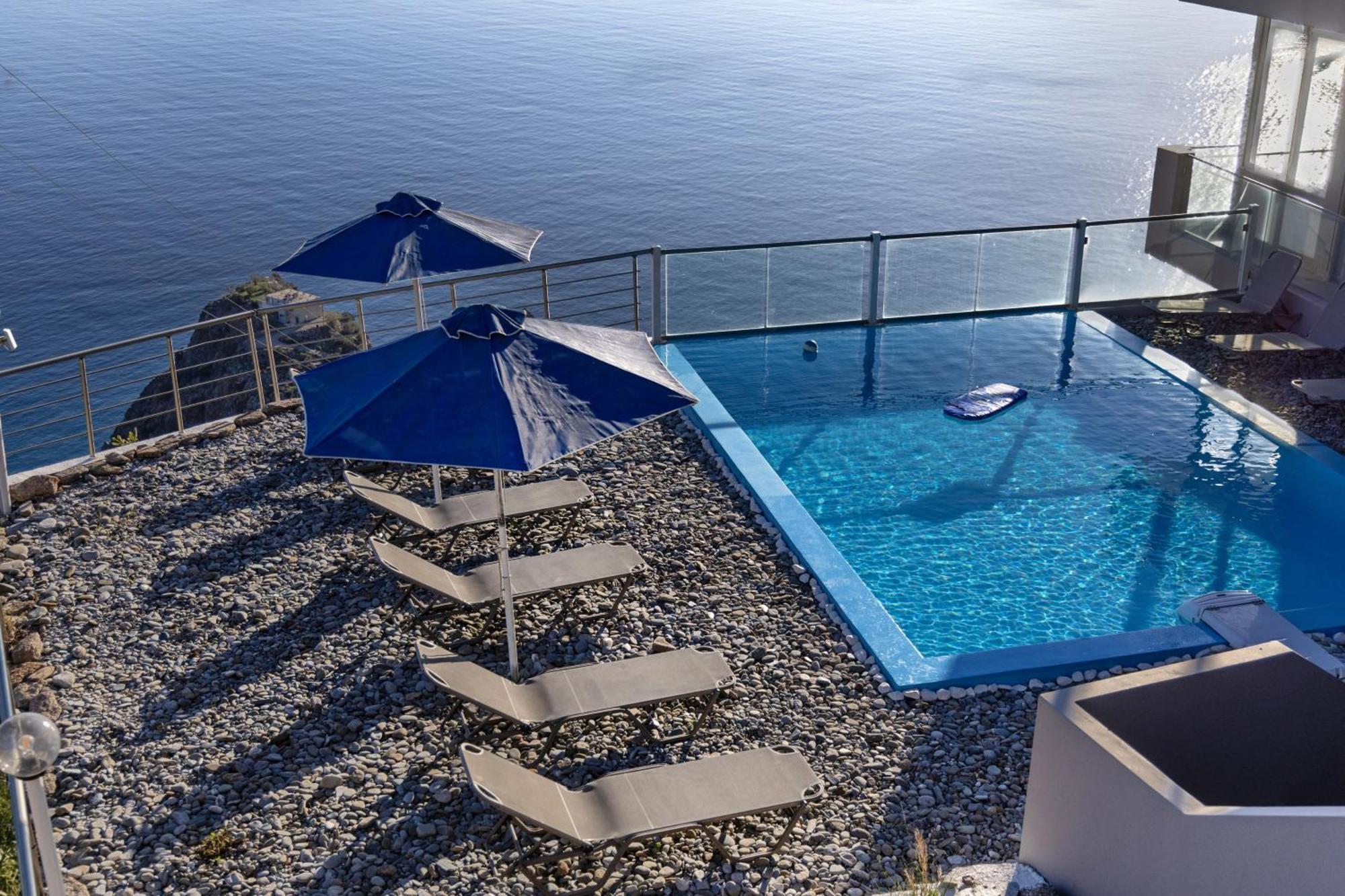 Akrotiri Panorama- Luxury Rental Apartments With Sea View Rodakino Eksteriør billede
