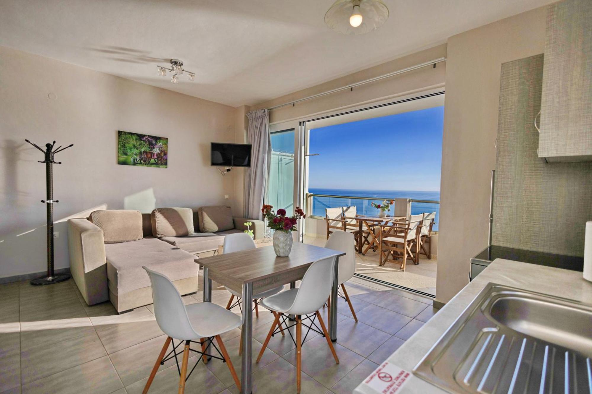 Akrotiri Panorama- Luxury Rental Apartments With Sea View Rodakino Eksteriør billede