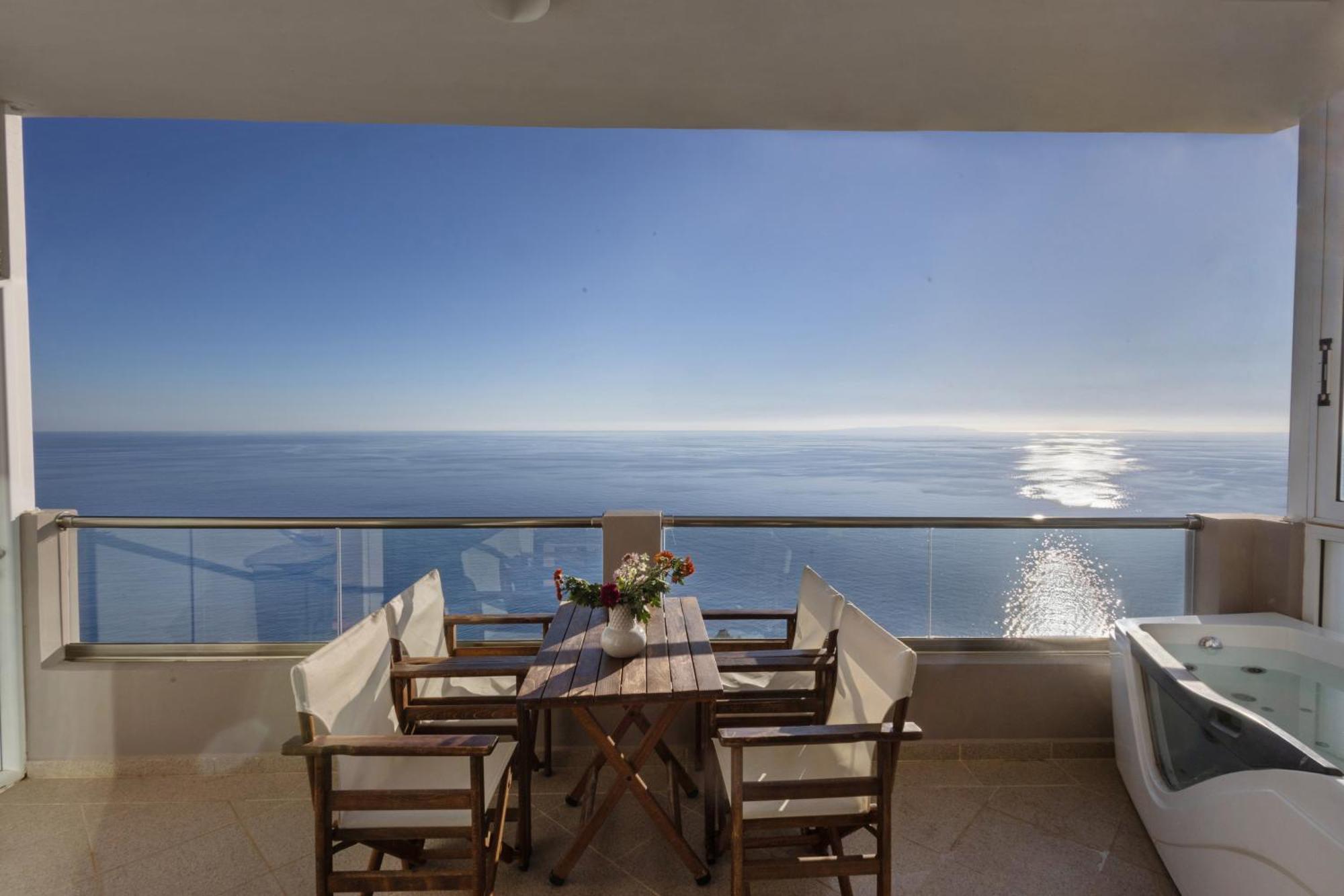 Akrotiri Panorama- Luxury Rental Apartments With Sea View Rodakino Eksteriør billede